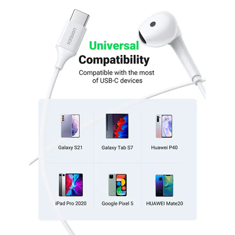 UGREEN EP101 (60700) Type-C Wired Earphone thumbnail 2