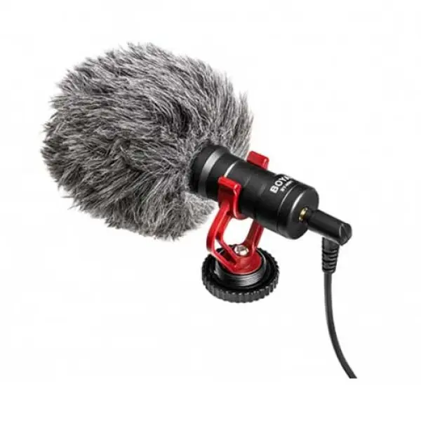 BOYA BY-MM1 Cardioid Condenser On-Camera Microphone with Shockmount